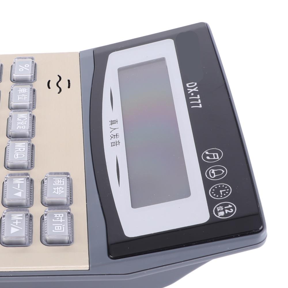 Clear Display Desk Calculator Large Standard Calculator Durable Function Calculator  Home