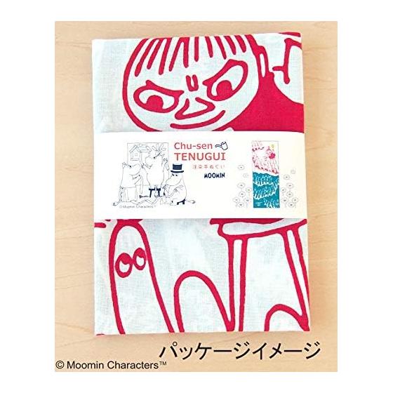 Miyamoto Made in Japan Moomin Tenugui "Going Home" Nordic Finland 33x90cm 51008 Tablecloth Handkerchief Towel Interior