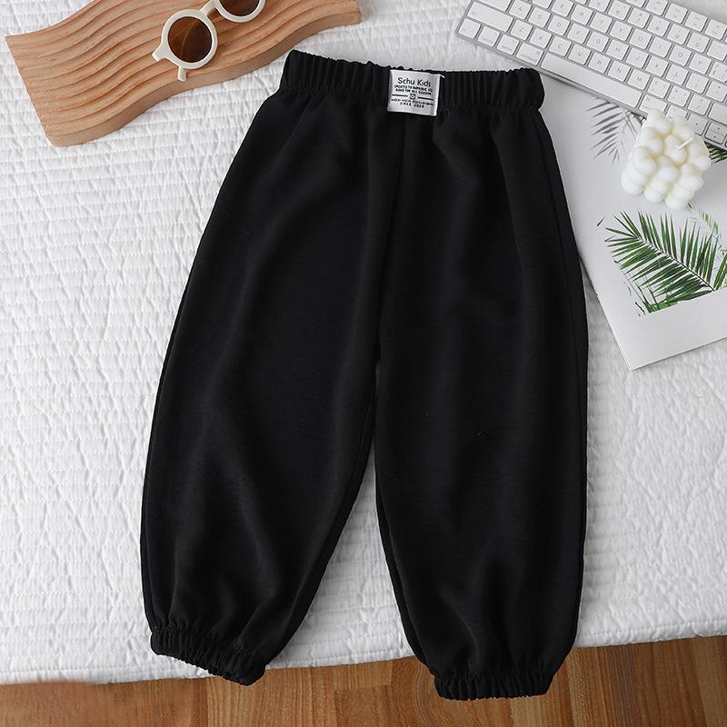 2025 Summer Kids' Mosquito-Proof Wide-Leg Pants - Lightweight, Long, Loose-Fitting for Boys and Girls