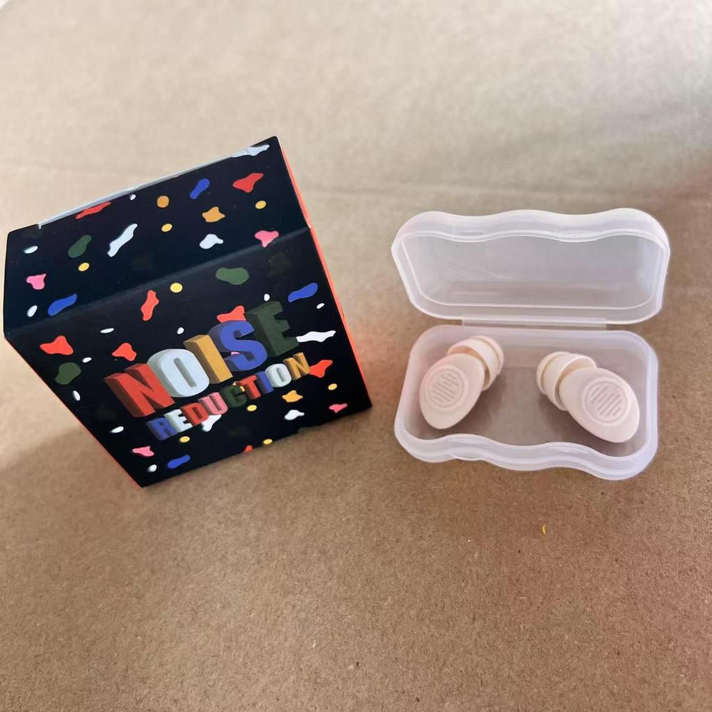 Silicone Earplugs: Noise-Reducing, Waterproof, Comfortable for Study and Sleep