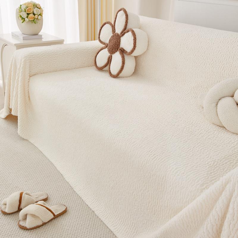 Affordable Luxury Style Sofa Towel Winter Sofa Cover Cloth Multifunctional Nap Blanket A Whole Full Covered Machine Washable Sofa Cover