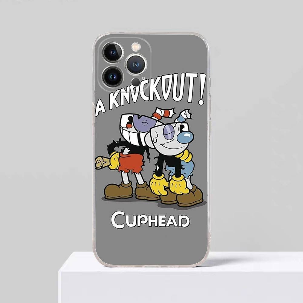 

Classic Game Anime C-CupheadS For iPhone 17 16 15 14 13 12 11 Pro max Plus Phone Case High end Silicone iPhone 12 pro