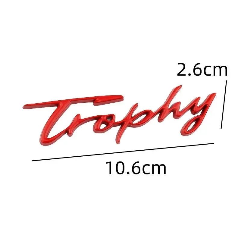 1Pc 3D Metal Trophy Letters Rear Trunk Body Decals Badge Emblem Stickers For MG5 MG6 ZS HS MG3 XPower Car Styling Accessories