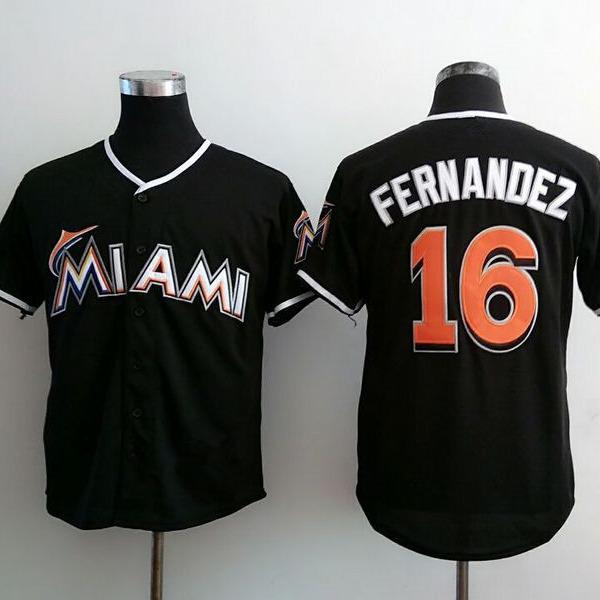 

Мужская вышитая бейсбольная джерси Miami Marlins Elite Fan M