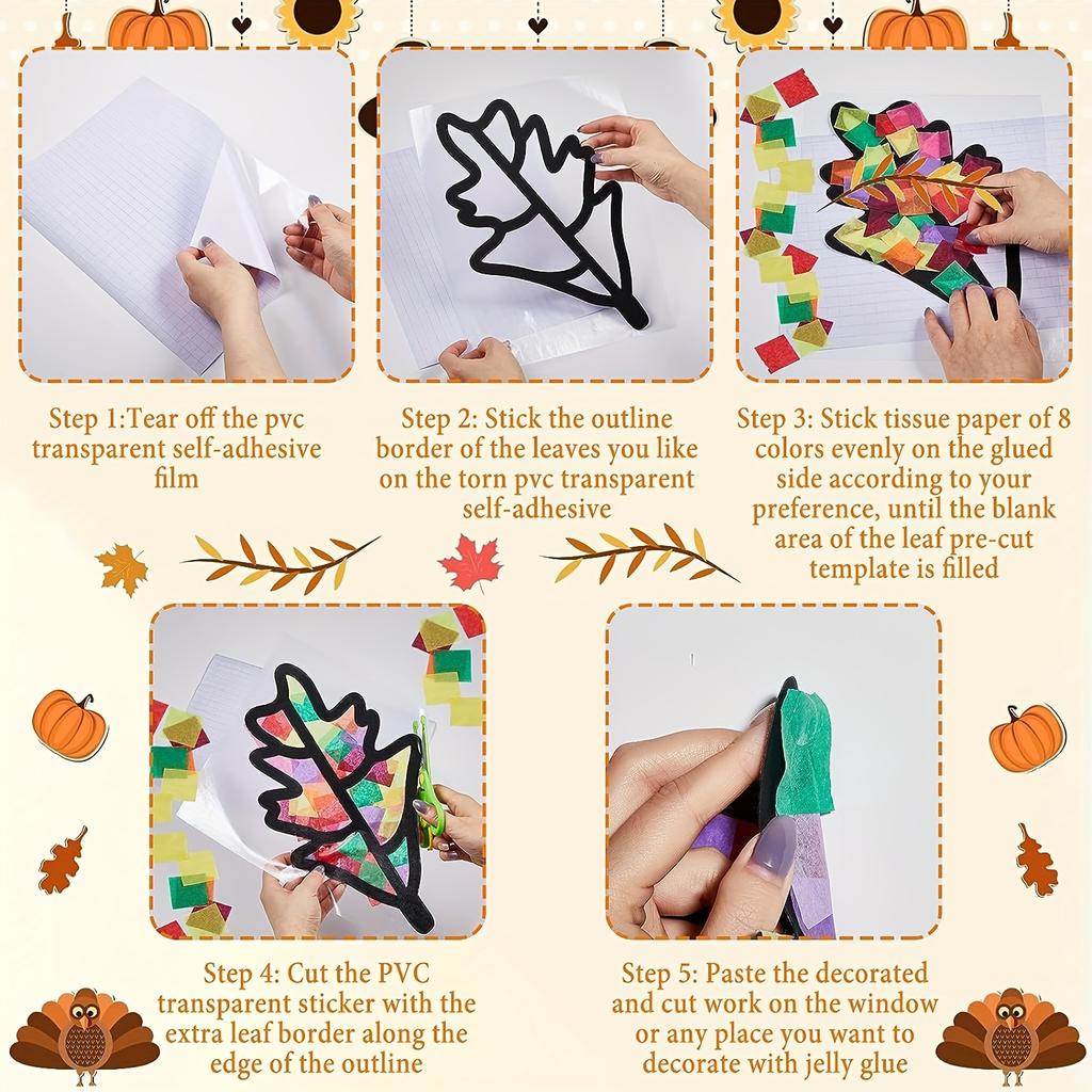 DIY autumn wreath craft kit, autumn decoration supplies, suitable for autumn, Thanksgiving and Christmas creative gifts