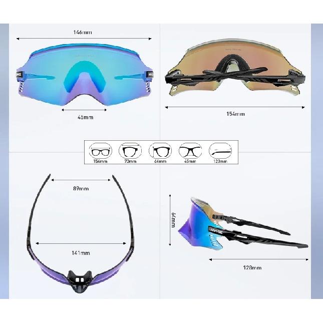 Kapvoe Fotochromatické Cyklistické Sluneční Brýle Sportovní Kolo Horský Kolo Brýle Jízdní Brýle Sportovní Brýle pro Muže Ženy Brýle