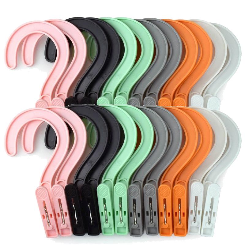 12/24 Mieszane Kolory Wiatroodporne Klipsy do Ubrań Kleszcze do Prania Wieszak na Spodnie Kosz na Brudną Bieliznę Haczyk na Kapelusz Klamerka do Ubrań Przechowywanie Odzieży