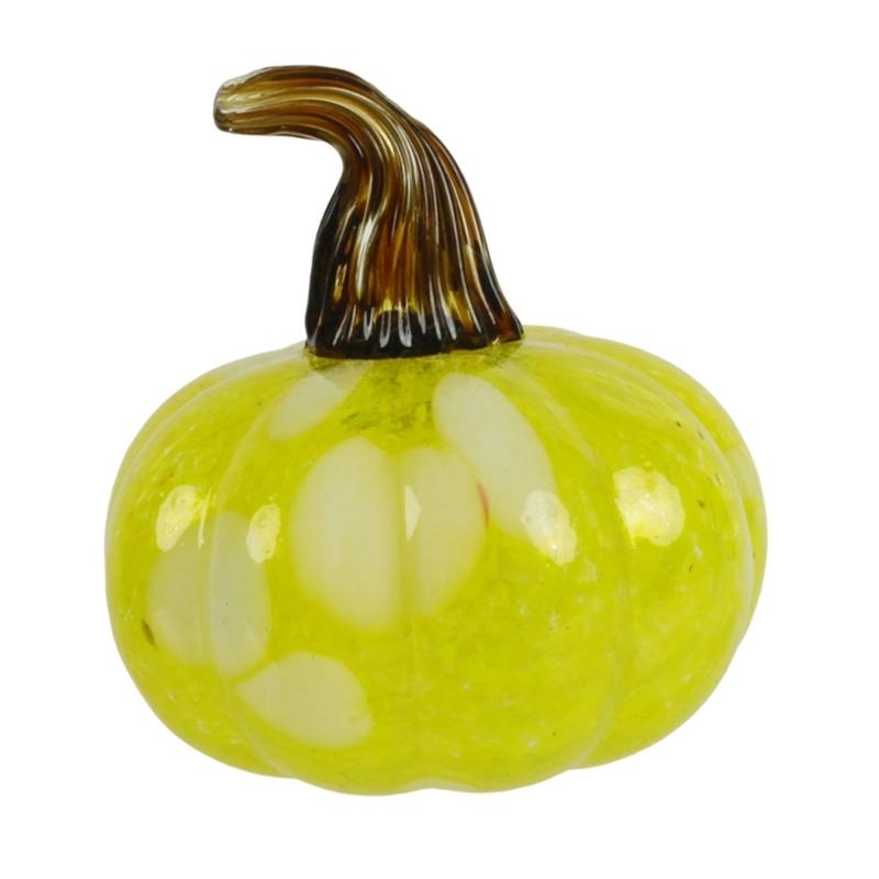 Zucca Decorativa in Vetro Soffiato a Mano Mini Zucca di Halloween per Scaffale Ingresso Esposizione Decorazione Festa Festiva
