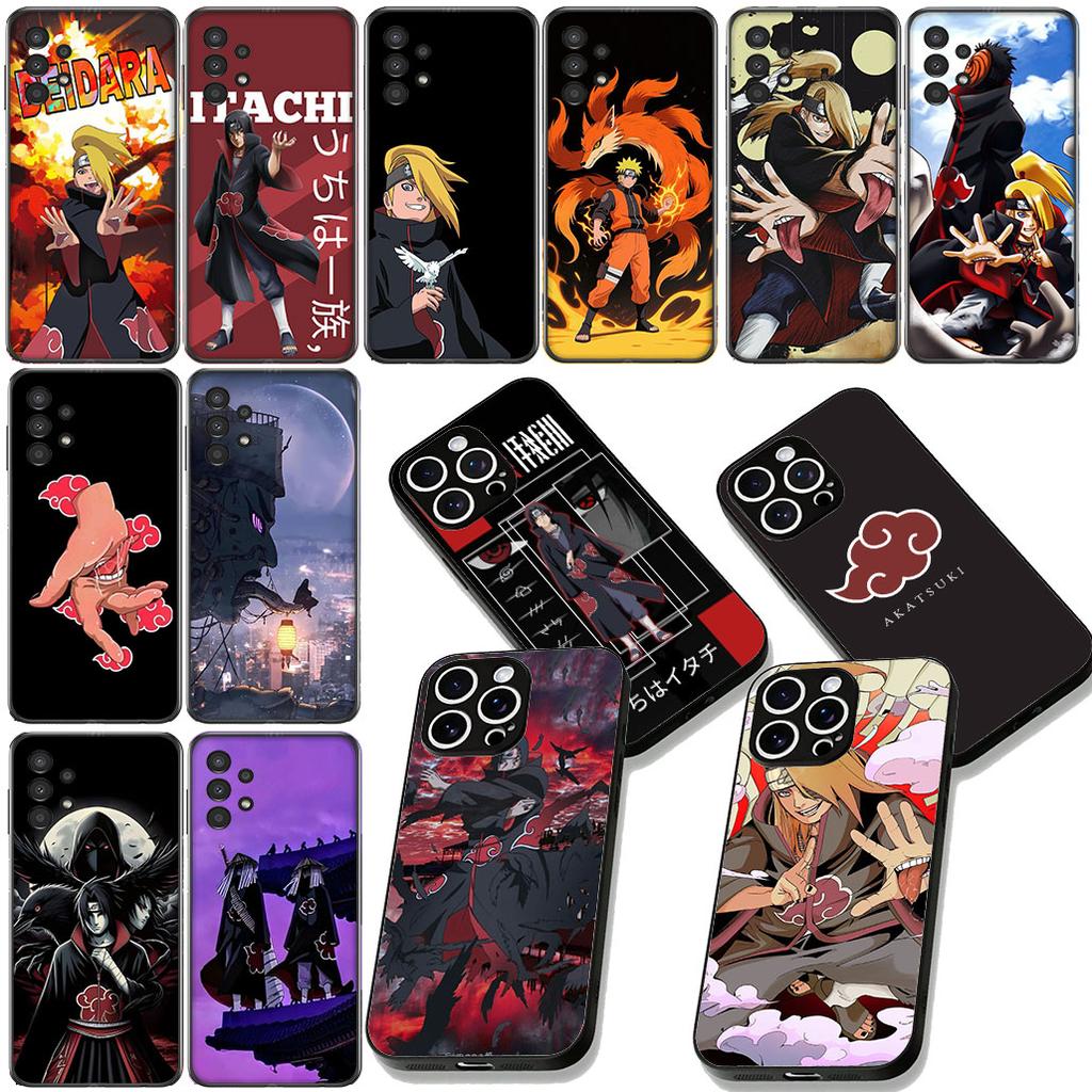 Narutos Deidara Uchiha Itachi Akatsuki Phone Case for Apple iPhone 12 13 Mini XS 11 Pro Max 7 8 Plus + XR 8+ X SE 2020 SE3 Cover