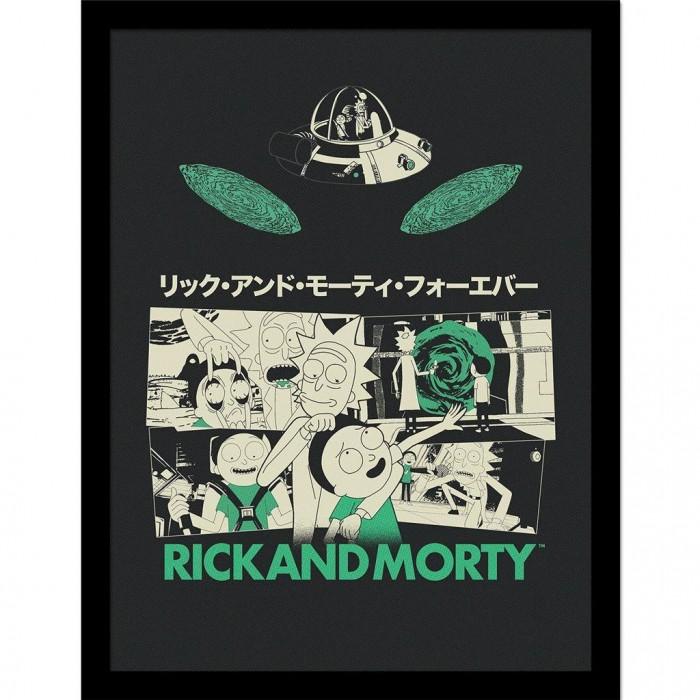Rick And Morty Framed Print