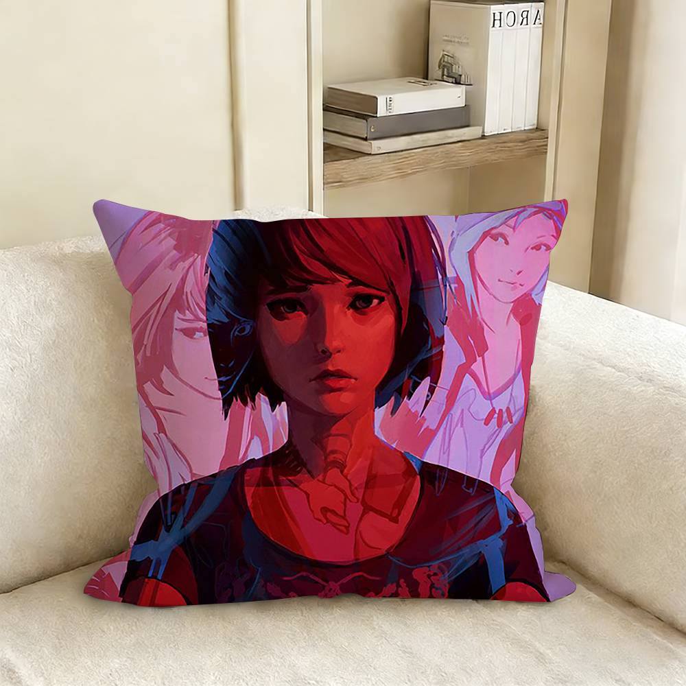 Game L-Life Is S-Strange Pillow Case Living Room Sofa Cushion Cover Suitable For Home Bedroom Room Decoration