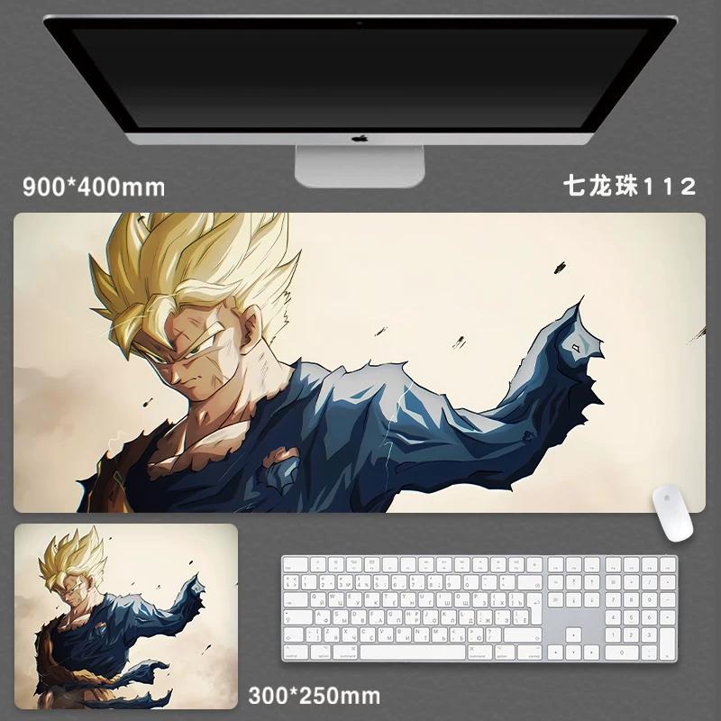 High Quality Japanese Animation Seven Dragon Ball Mouse Pad Oversized Boys Animation Two-dimensional E-sports Game Computer Keyboard Student Desk Pad