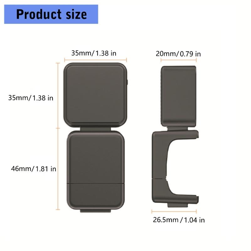 Photography Light Fit for Pocket 3 Adjustable Brightness Soft Lighting Auxiliary LED Fill Light Type C Rechargeable