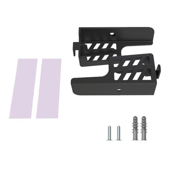 1 conjunto de suporte de estabilidade de parede, suporte de alta carga, forte, slot duplo, suporte para tablet e telefone