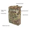 EXCELLENT ELITE SPANKER Dump Pouch, Nylon Garbage Bag/Magazine Holder, Military Pouch, Foldable Waist Bag, MOLLE Compatible, Large Capacity, Convenien