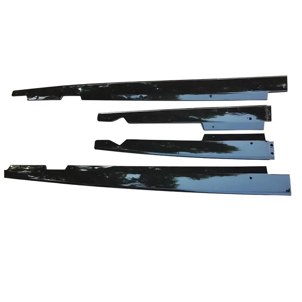 BMW 3 Series E90 E92 E93 MP Style Gloss Black Carbon Fiber Side Skirts