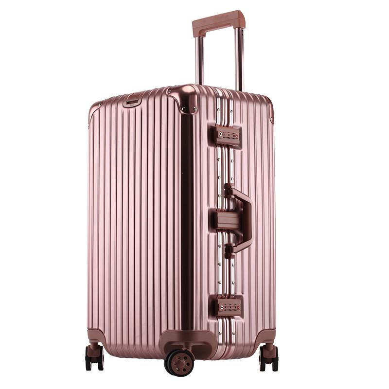 PACKAGE FASHION Thickened Aluminum Frame Luggage