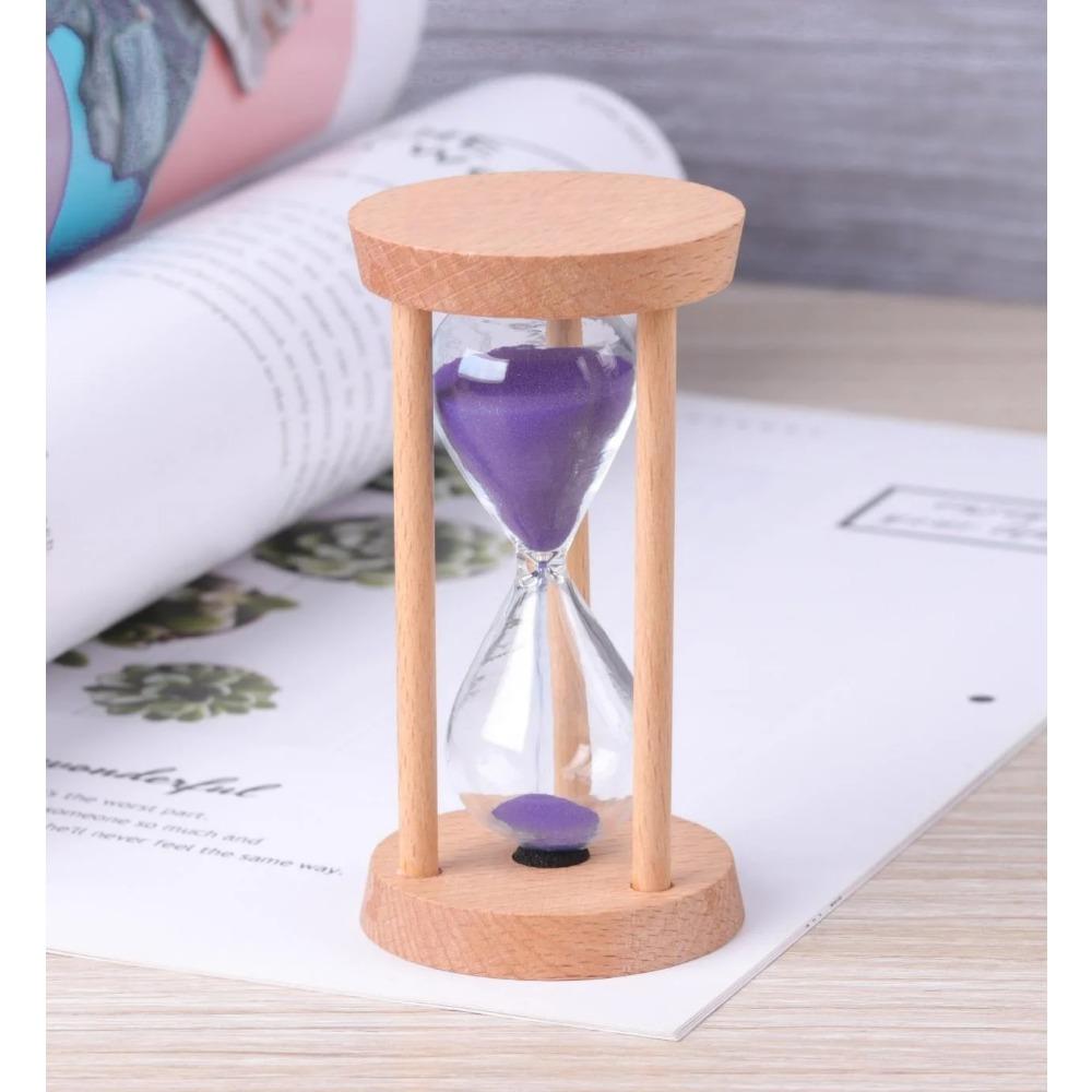 1/3/5/10/15/20/30 Minuter Trätimglas Timer Hem Vardagsrum Skrivbordsdekoration Barn Födelsedagspresent Bärbar Sandklocka