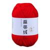 Elastic Flat Thread T-Shirt Yarn 40M Crochet Carpets Yarn Skin-friendy Thick Crochet Yarn  Beginner