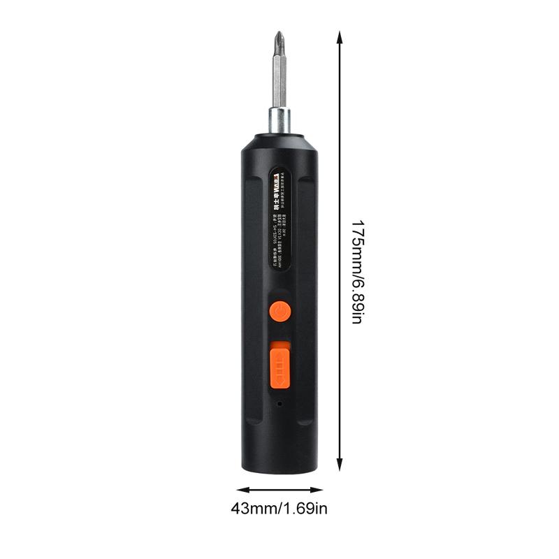 USB-Charging Electric Screwdriver Household Electric Screwdriver for Fastening Drilling and Screwdriving Tool Maintenance Tool