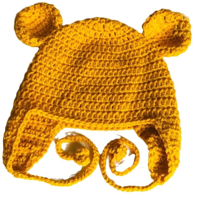 New Handmade Crocheted Cat Ear Pleated Ruffle Fisherman Hat, Fashionable and Personalized Adult Hat