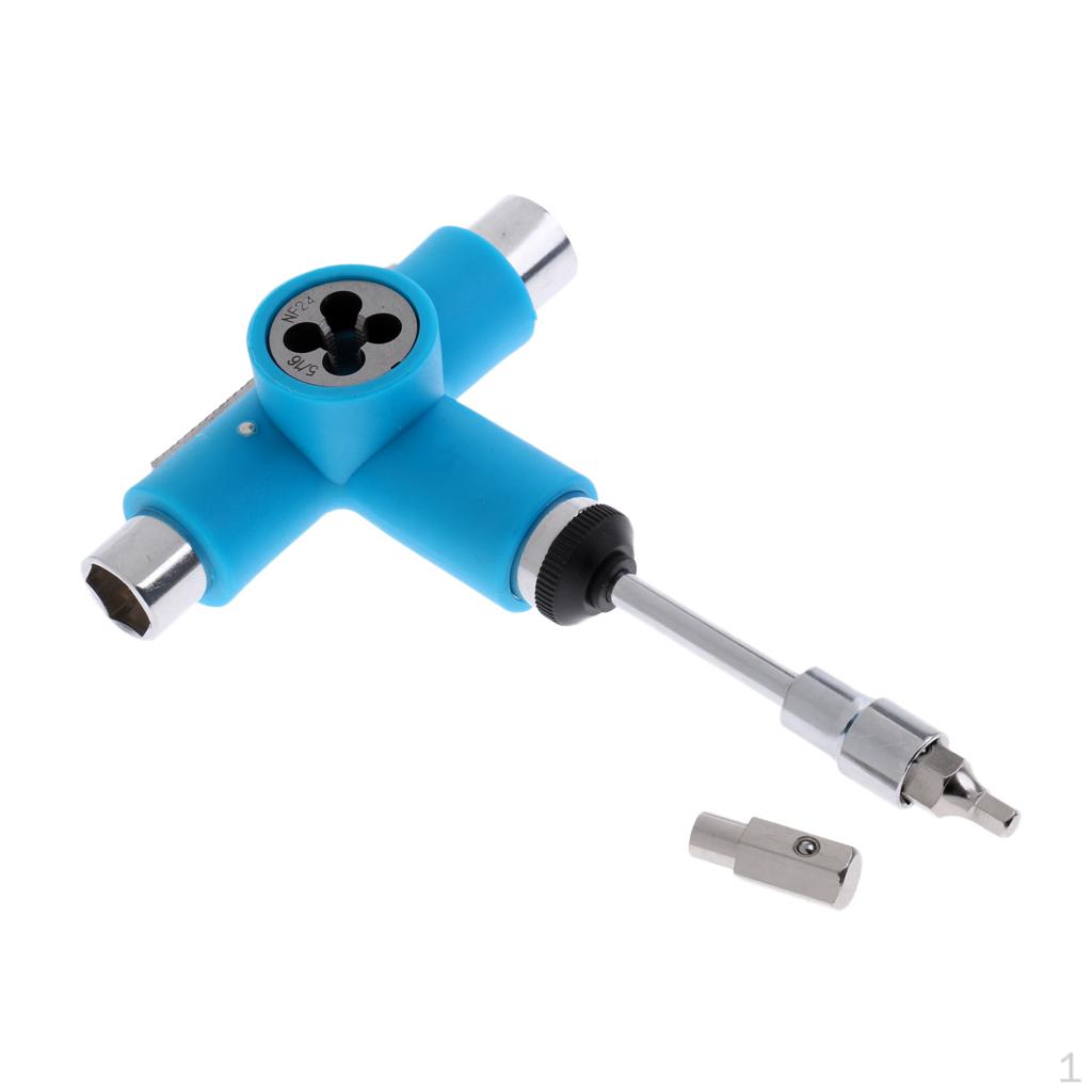 Multifunction Skateboard Longboard Screwdriver Socket Wrench Tool