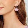 1 Pair Hook Earrings Cartoon Cloud Lovely Candy Color Dangle Earrings for Daily Wear