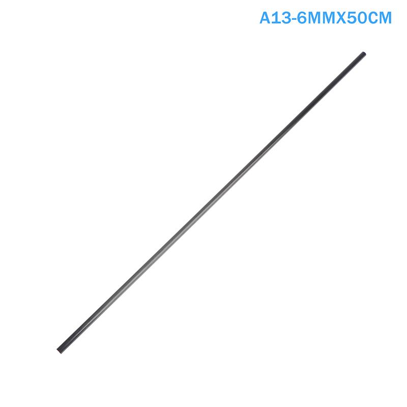 Black Solids Carbon Fiber Black Rod Dia 0.5-8MM 500MM Reinforcement Rod High Strength Light Weight Insulation Kite Pole For DIY