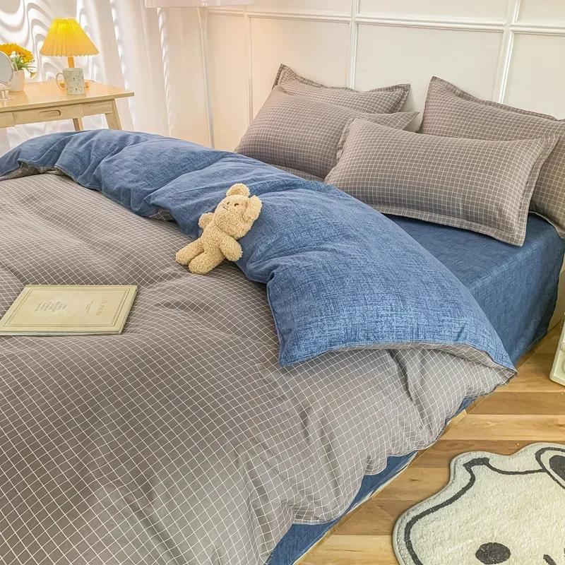 Strawberry Bedding Set Double Sheet Soft 3/4pcs Bed Sheet Set Duvet Cover Queen King Size Comforter Sets For Home For Child