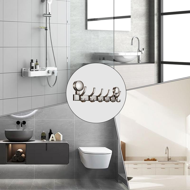 Suction Cup Clothes Hook Coat Rack Wall Mount Clothes Hooks Multipurpose Hanger Entryway for Bathroom Kitchen Accessories