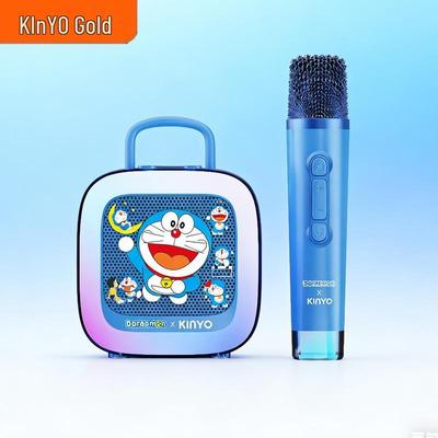 KINYO Doraemon All-in-One KTV-Lautsprecher- und Mikrofonsystem CN-Stecker (Adapter enthalten)