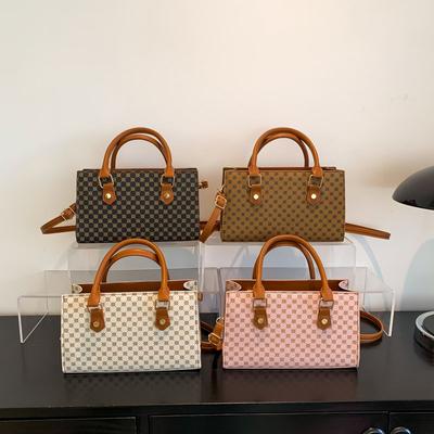 Taška přes tělo Zimní Nová Jednoduchá a Módní Nišová Kabelka Jednoduchá Retro Malá Čtvercová Taška Personalizovaná Taška přes Rameno