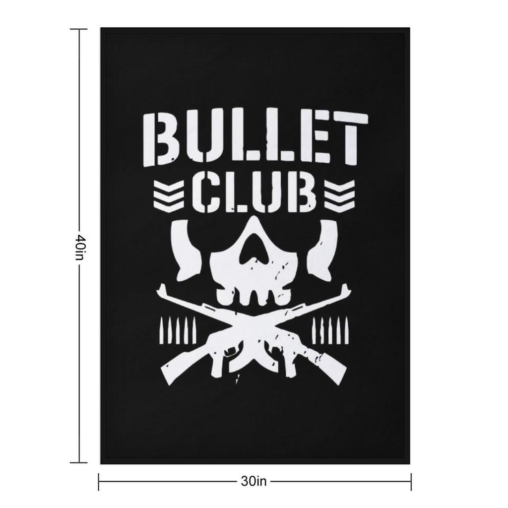 Bullet Club Throw Blanket Comforter Hairy Weighted warm for winter Blankets