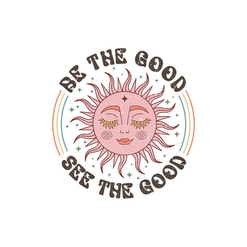 

Вдохновляющие настенные наклейки в виде солнечного сердца, самоклеящиеся цитаты для спальни, дивана, изголовья кровати, декора гостиной 30x30CM разноцветный