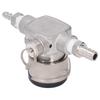 Keg Tap Distributor Stainless Steel 5/16in D System Beer Keg Coupler with 2pcs Clamp for Wine