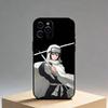 R-Rukia Anime-E KuchikiS  Phone Case For iPhone17,16,15,14,13,12 Plus,Max Soft Silicone Black Cover