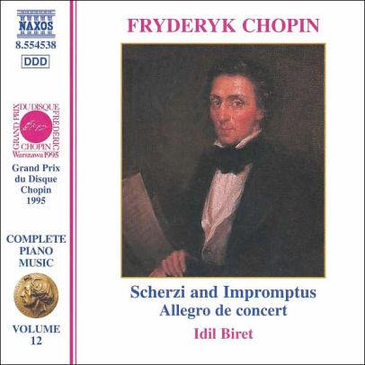 

CD CHOPIN - Scherzi / Impromptus 8554538 Naxos 1999 Europe Classical Used
