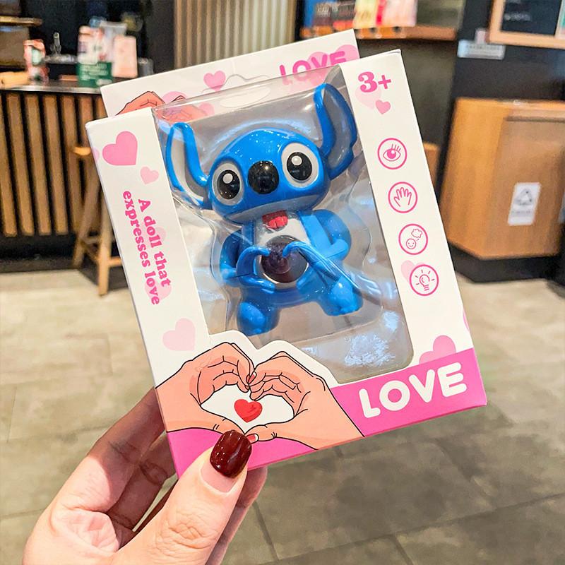 

Милый ПВХ брелок в форме сердца со светом и звуком. Идеально подходит для вечеринок, собраний и Stitch