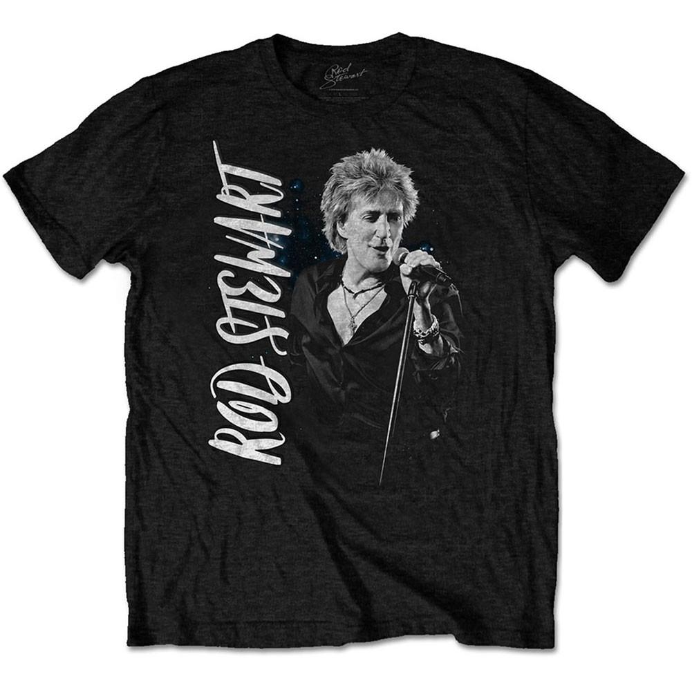 Men s Rod Stewart ADMAT Slim Fit T-shirt Small Black M