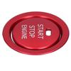 2pcs Engine Start Stop Button Trim Cover Aluminum Alloy Decoration for Car Interior