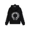 2024 Autumn/Winter Unisex CH Chrome Hoof Sanskrit Print Hooded Zipper Jacket