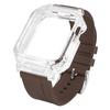 Sports Bracelet For Apple Watch Band 44mm 45mm Mod Kit Rubber Luxury Transparent Silicone Case for Iwatch Series 8 7 6 SE 5 4