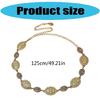 Stylish Versatile Metal Waist Chain Ethnic Style Belt Elegant Beach Party Jewelry Body Accessory for Music Festivals