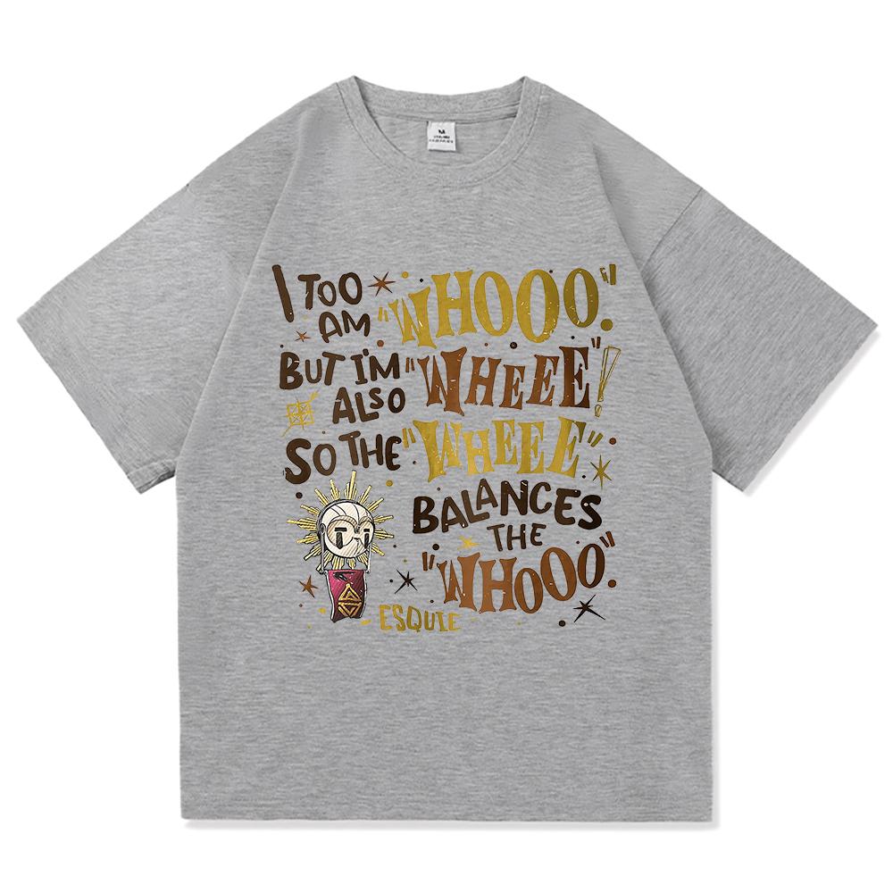 Esquie Clair Obscur Expedition 33 TShirt Whooo Wheee Menwomen Clothing Harajuku High Quality Tops Cotton TShirts Male Tees