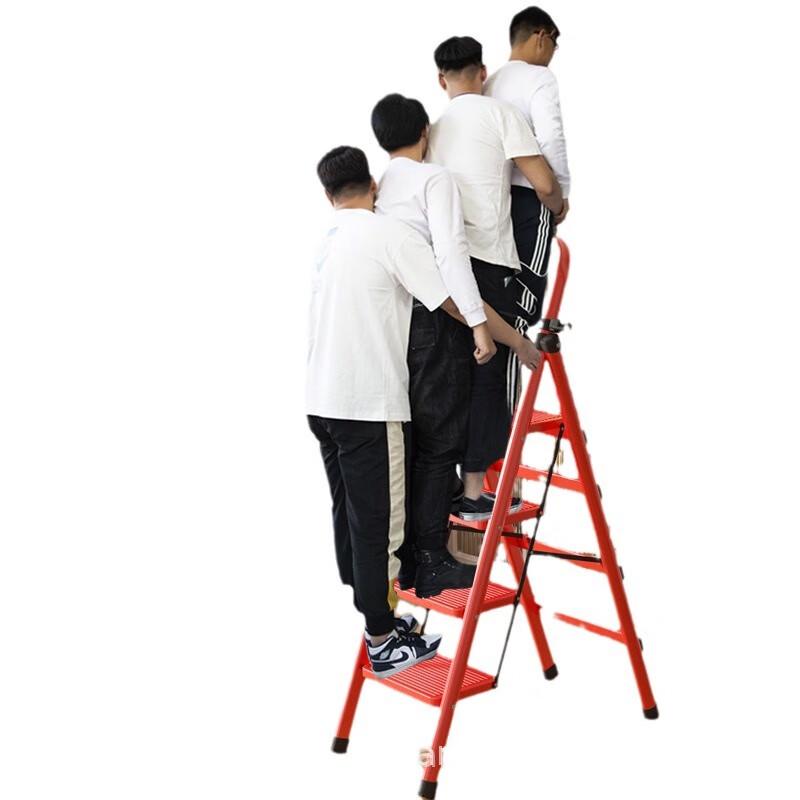 Miling Deluxe Thickened Carbon Steel Household Ladder