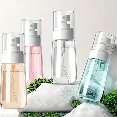 2pcs Portable Clear Spray Bottle, Travel Size 1.01/2.03 Oz, Suitable for Water Replenishing Spray and Alcohol Sub Bottling