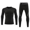 2024 Quick-Dry Tight-Fit Men's & Children's Long Sleeve Compression Sports Set
