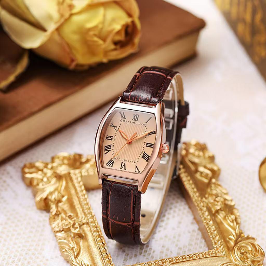 Montre Femme Mode Tempérament Rétro Cœur,forme Montre à Quartz Compacte Montre Mode Femme
