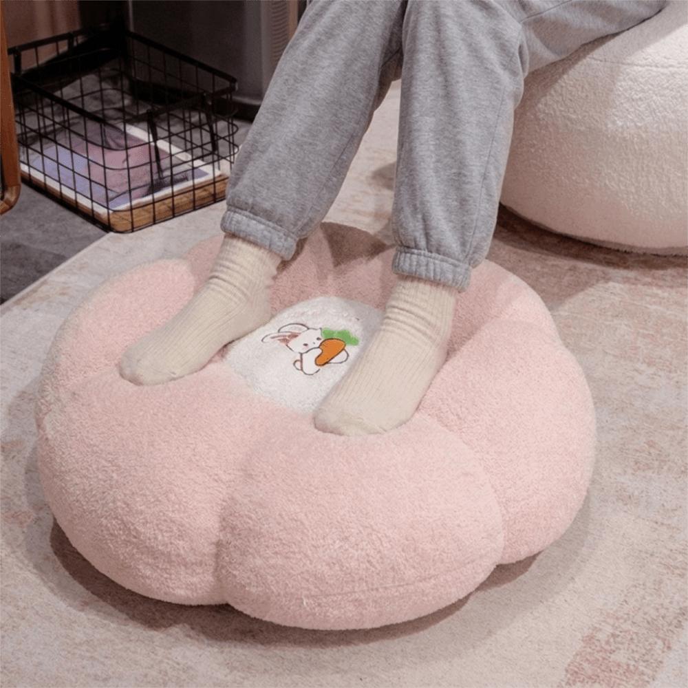 Thickened Cartoon Pattern Floor Cushion Soft Plush Seat Cushion Pumpkin Cushion Bay Windows