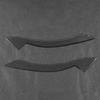 Carbon Fiber Headlight Eyebrows, Durable Protective Eyelid Trim Pair for Z4 E89 2009-2015, Premium Glossy Finish, Easy Installation, Long Life